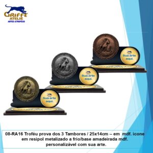 Troféu prova dos 3 Tambores