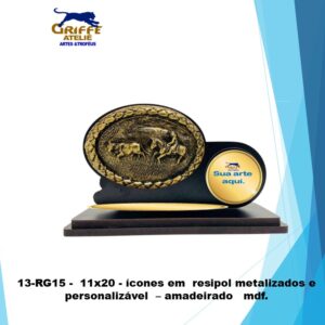 Troféu p/Rodeio Gaúcho