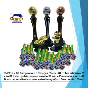 Kit p/ Campeonato de futebol