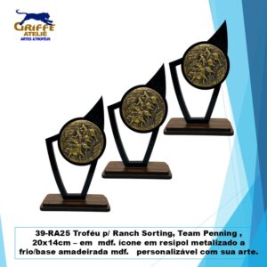 Troféu p/ Ranch Sorting, Team Penning