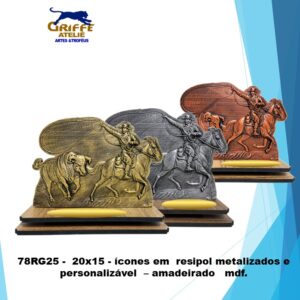 Troféu p/Rodeio Gaúcho
