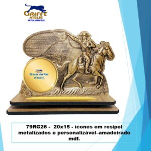 Troféu para Rodeio Gaúcho
