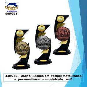 34RG30 -Troféu para Rodeio