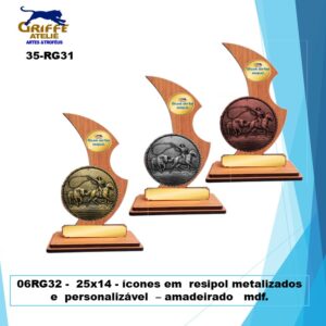 06RG32 - Troféu para Rodeio
