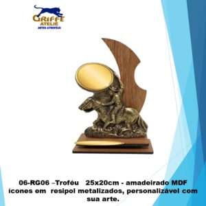 Troféu p/ Rodeio Gaúcho