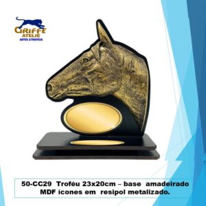 50-CC29 Troféu 23x20cm